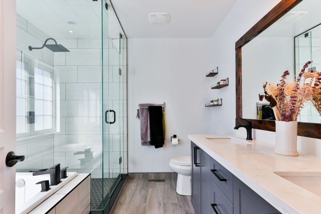 Rain shower suite