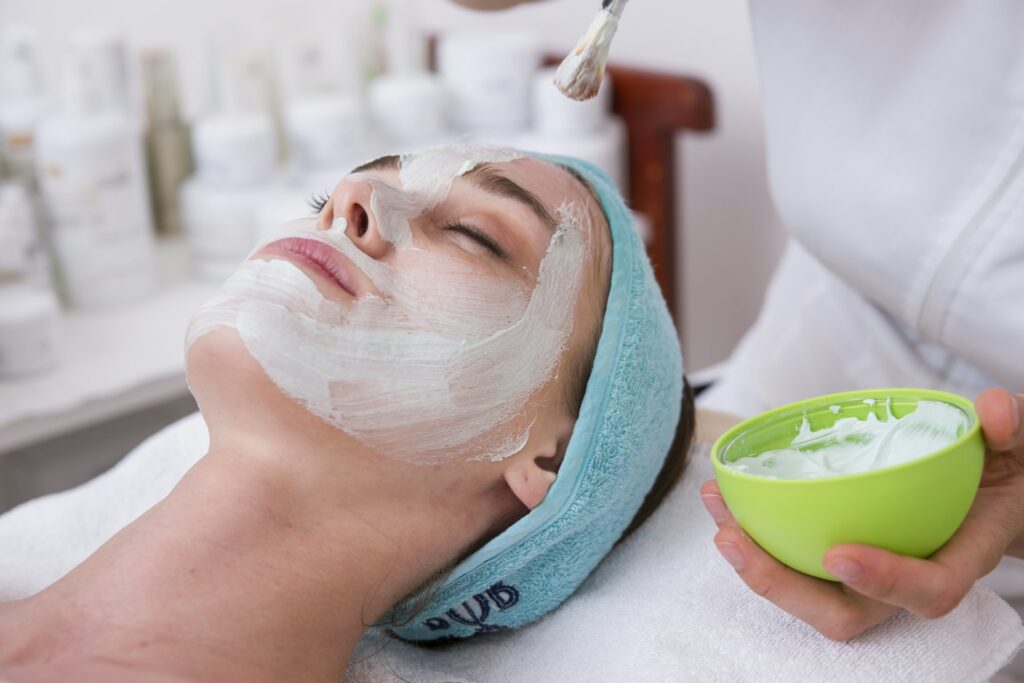 Glow facial treatment