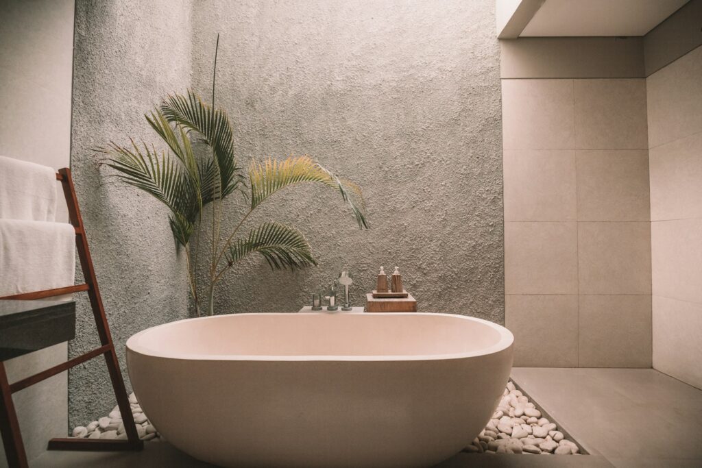 Soaking tub sanctuary